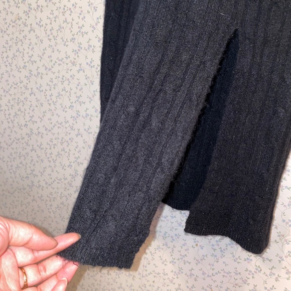 Vintage Abercrombie & Fitch Small Cable Knit Maxi Length Sweater Dress - Picture 8 of 9